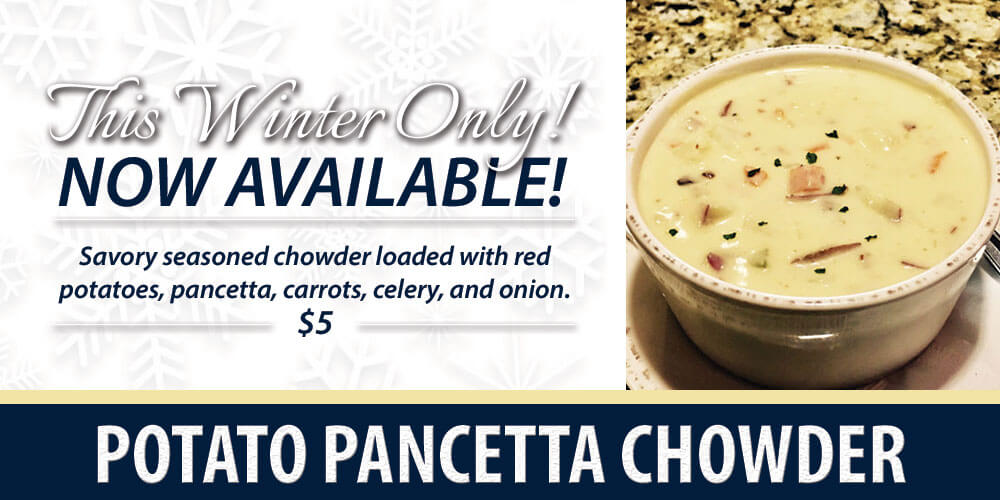 Featured Soup: Potato Pancetta Chowder